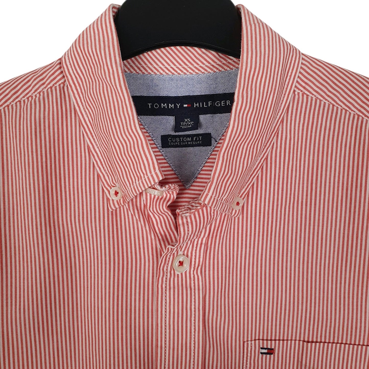 Mens Orange Tommy Hilfiger   Shirt