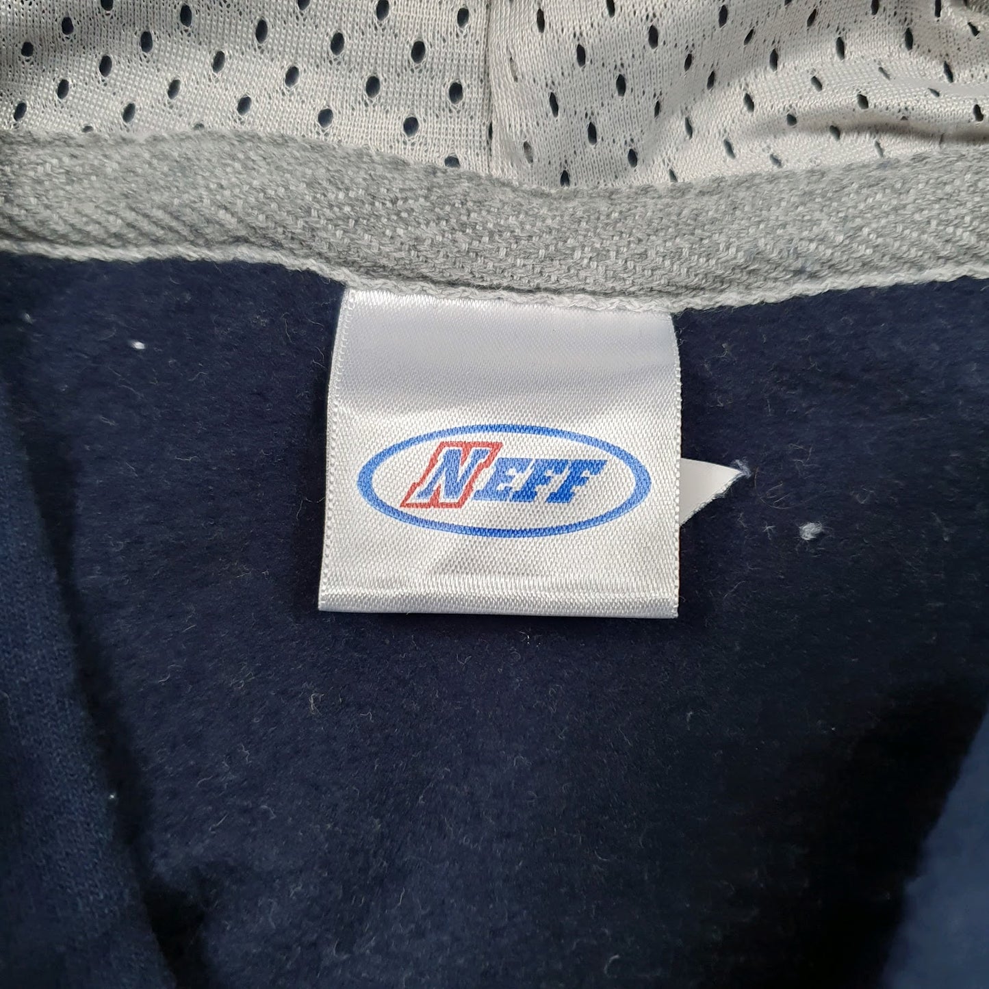 Mens Navy Neff Blue Devil Football Hoodie Jumper