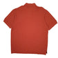 Mens Orange Nautica  Quarter Zip Polo Shirt