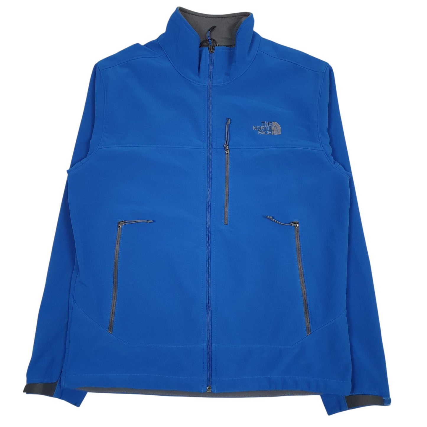 Mens Blue The North Face  Crewneck Coat