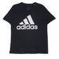 Mens Black Adidas Spellout Short Sleeve T Shirt