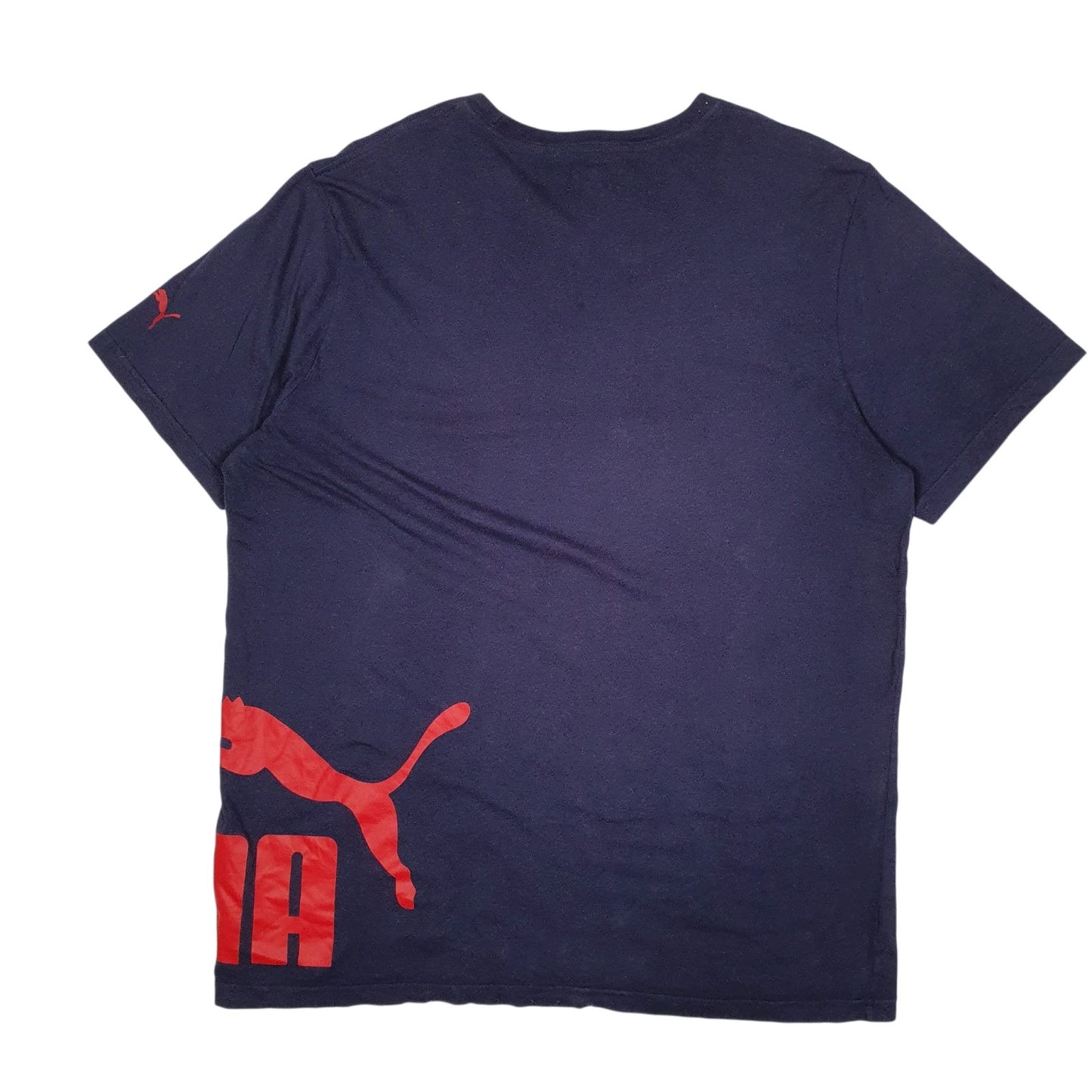 Mens Navy Puma   T Shirt