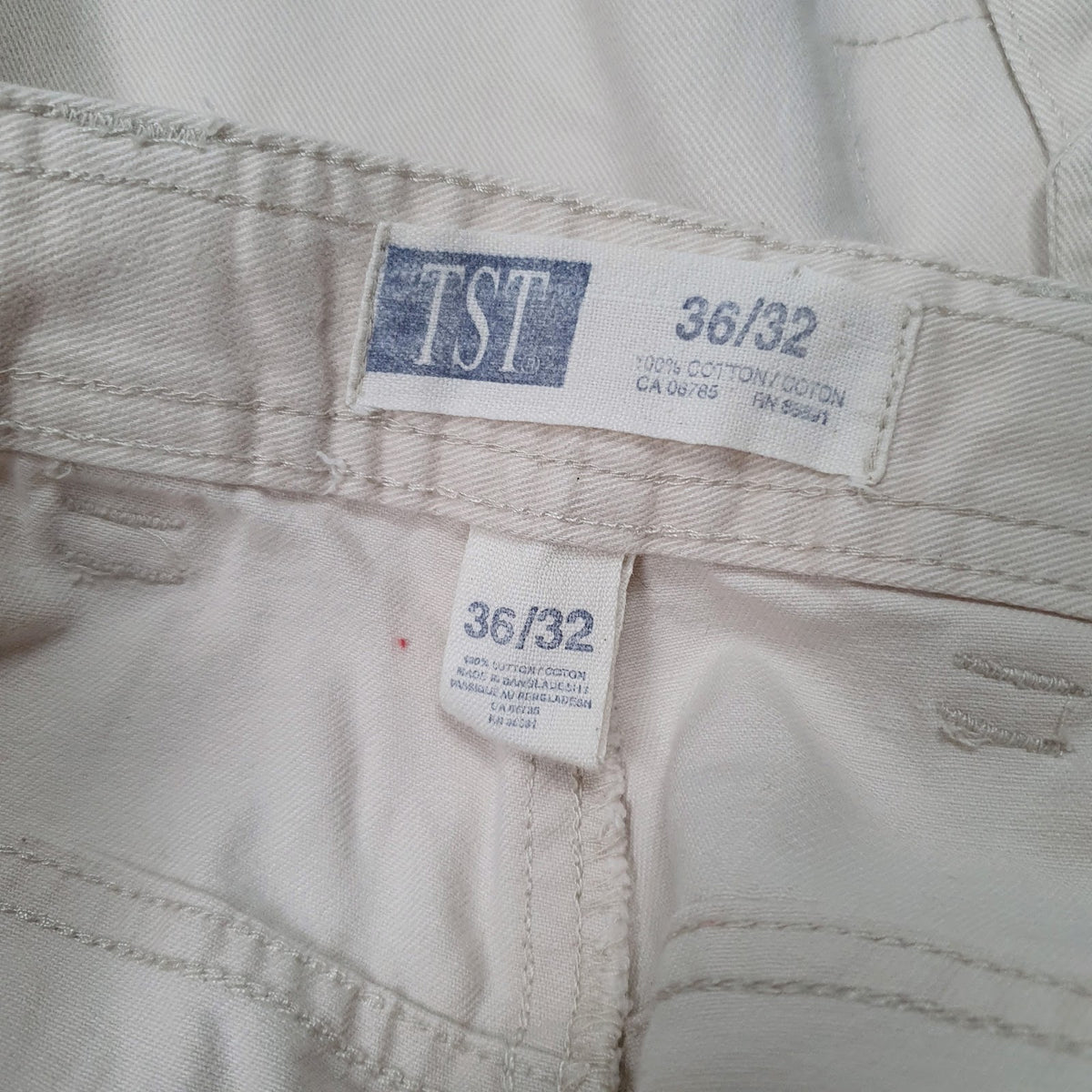 Mens Beige TST Cargo  Jeans