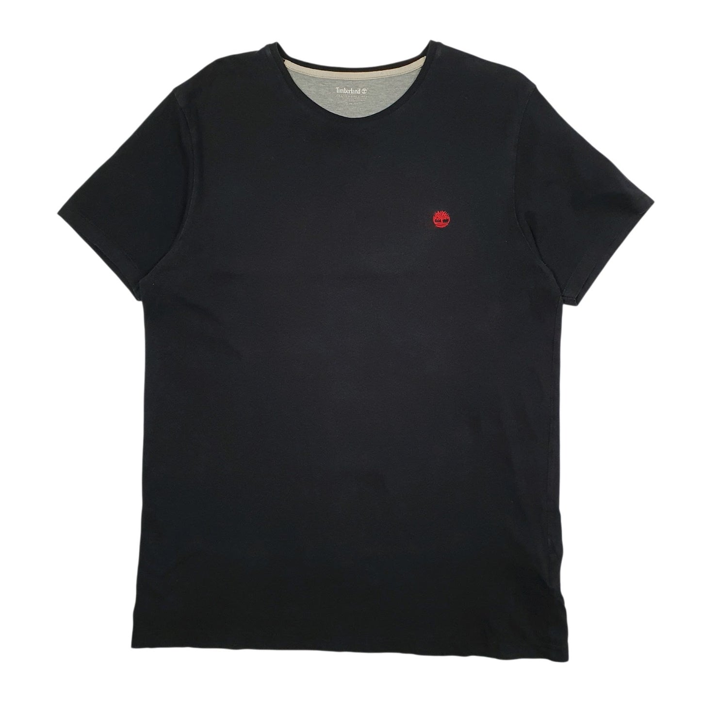 Mens Black Timberland  Short Sleeve T Shirt