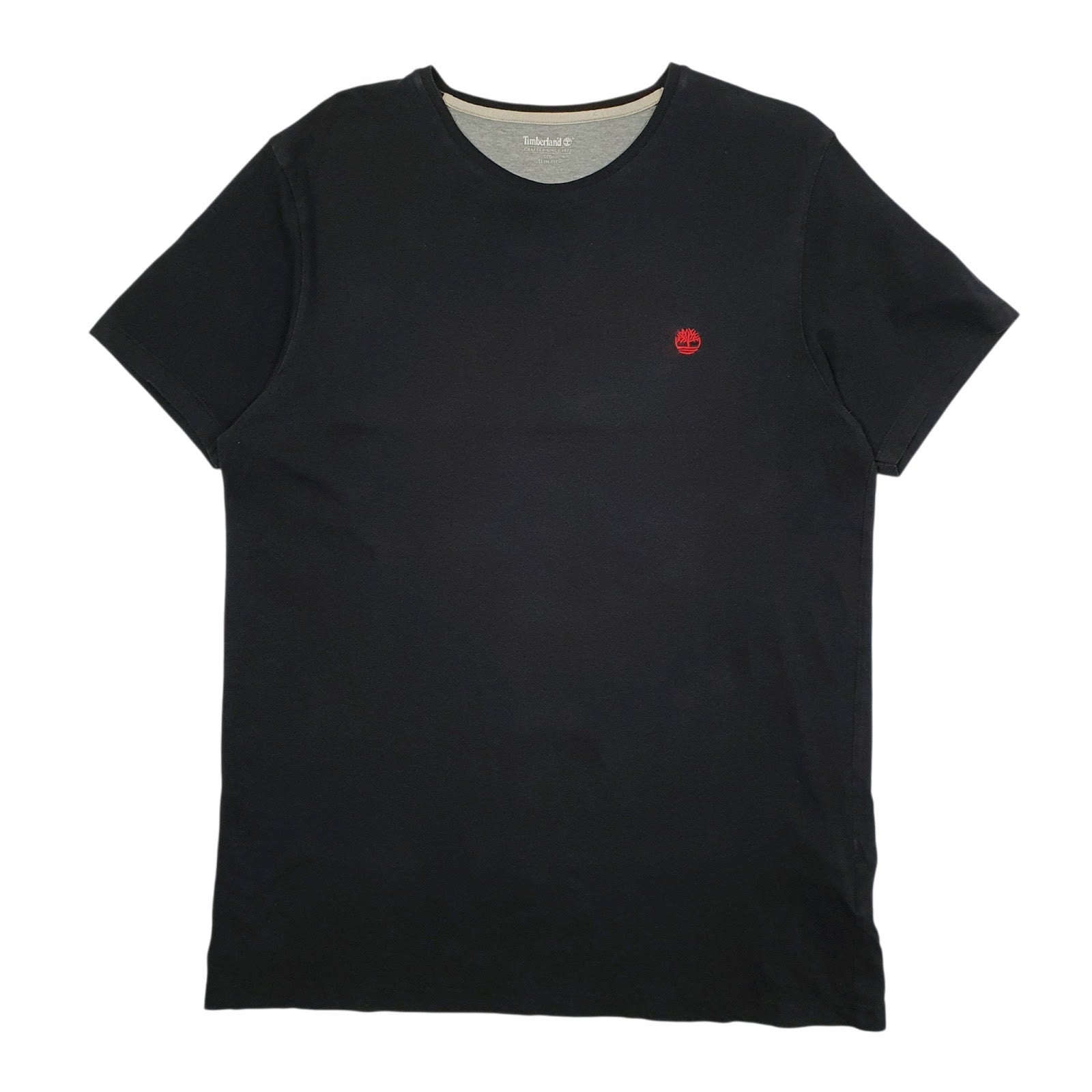 Mens Black Timberland  Short Sleeve T Shirt