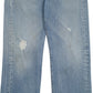 Mens Blue Levis Distressed  Jeans