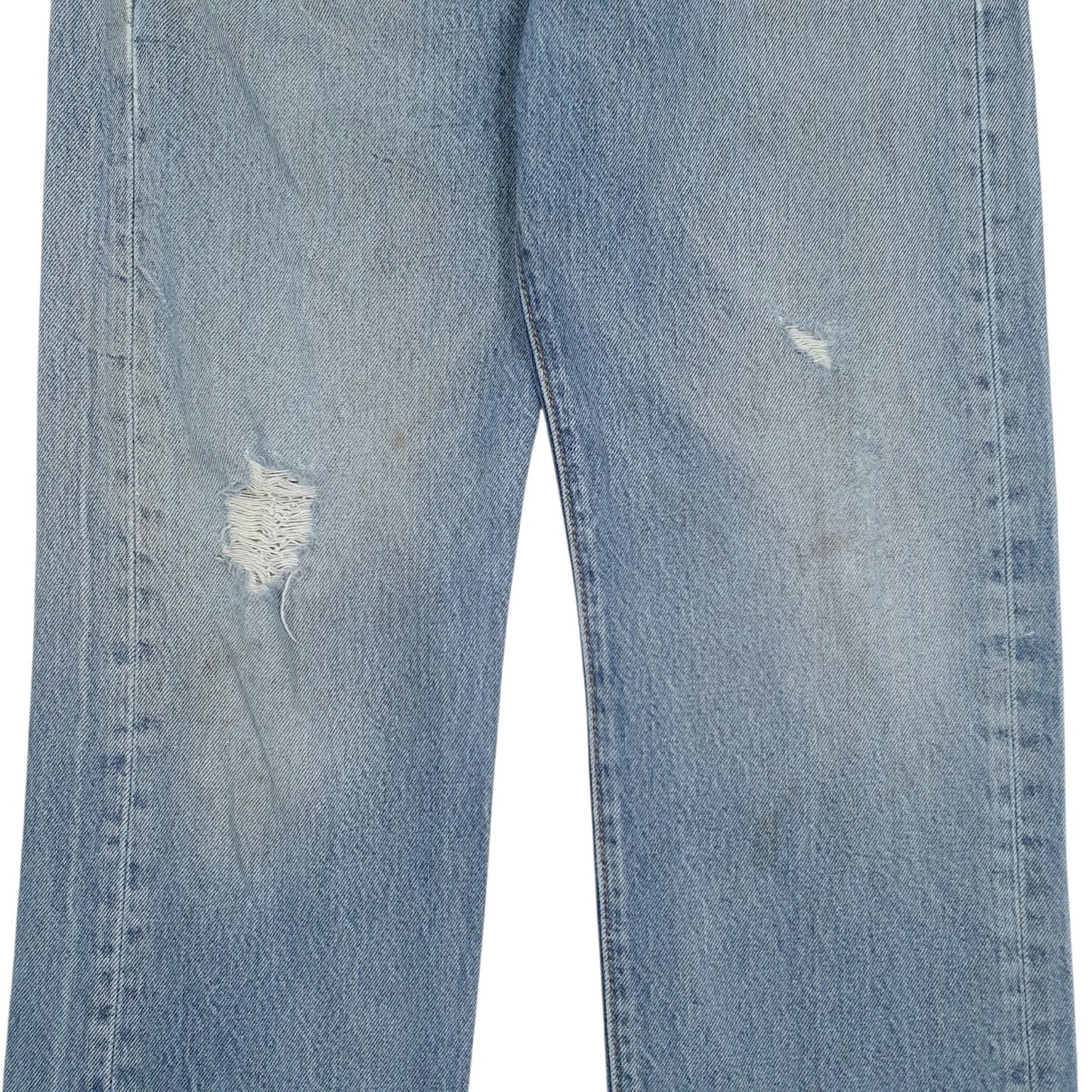 Mens Blue Levis Distressed  Jeans