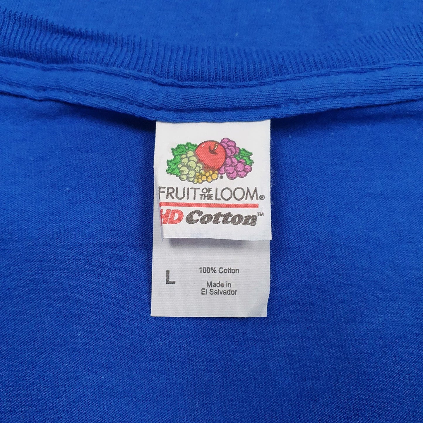 Mens Blue Fruit Of The Loom NBA  T Shirt