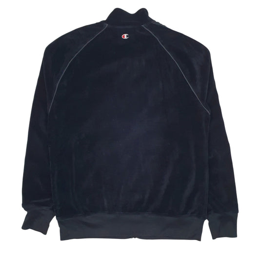 Mens Black Champion  Full Zip Jumper