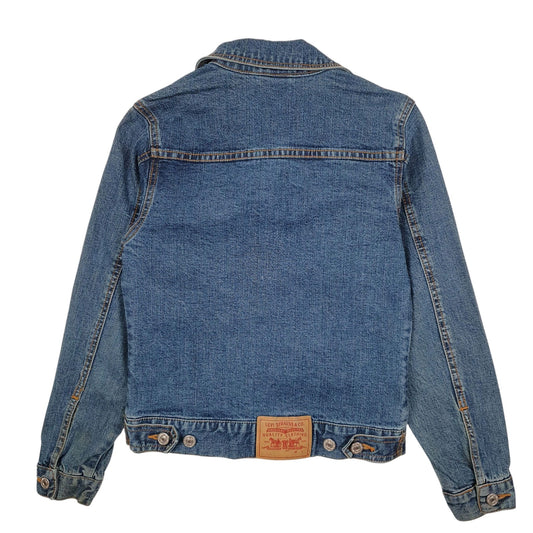 Womens Blue Levis Type 3 Trucker  Coat