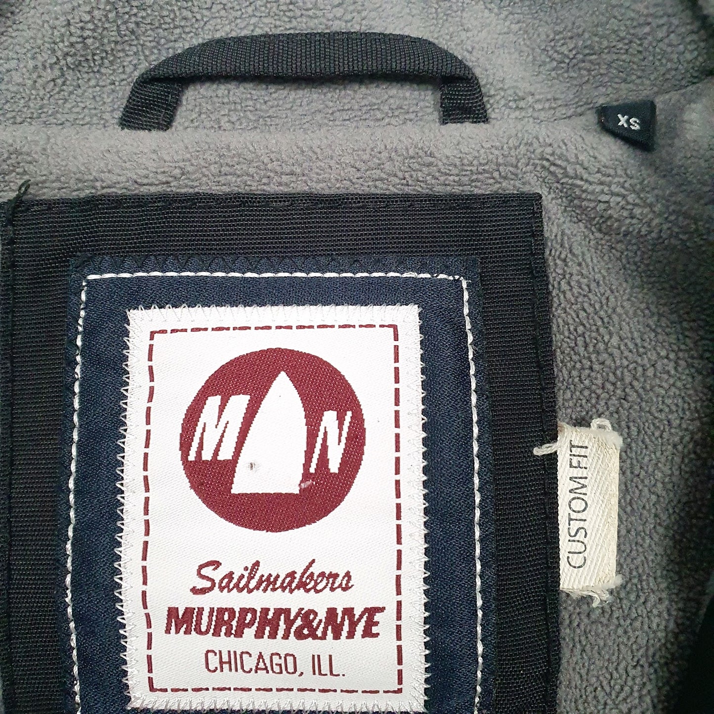 Mens Black Murphy & NYE Fleece Lined  Coat