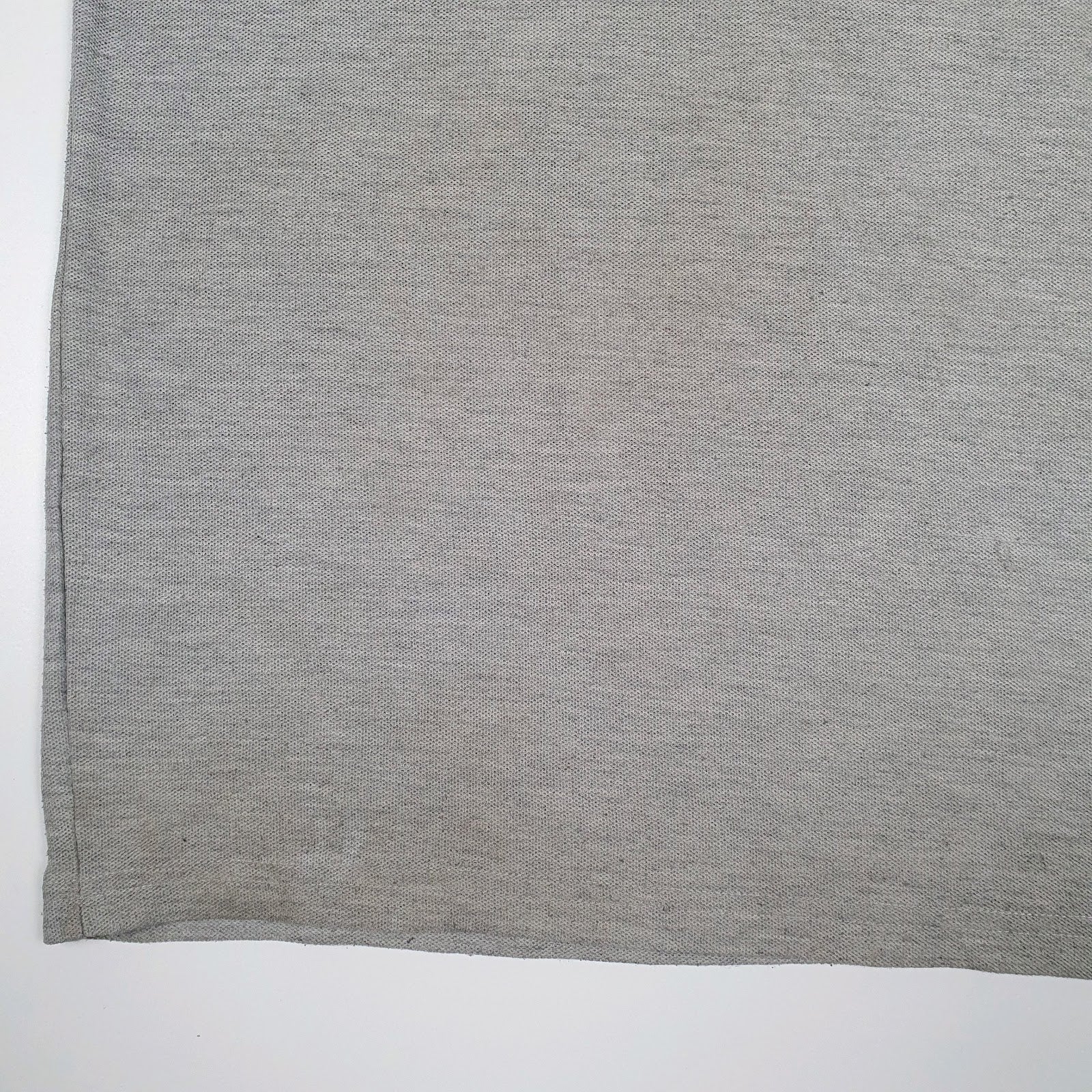 Mens Grey Russell Athletic  Hoodie Polo Shirt