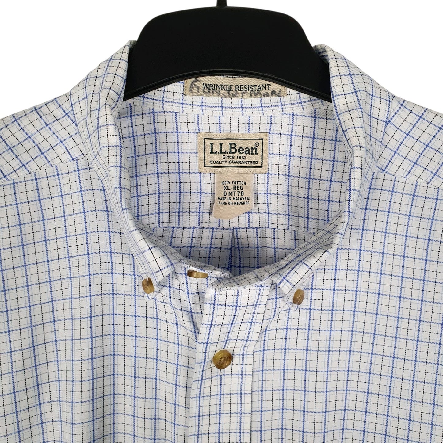 Mens Blue L.L.Bean   Shirt