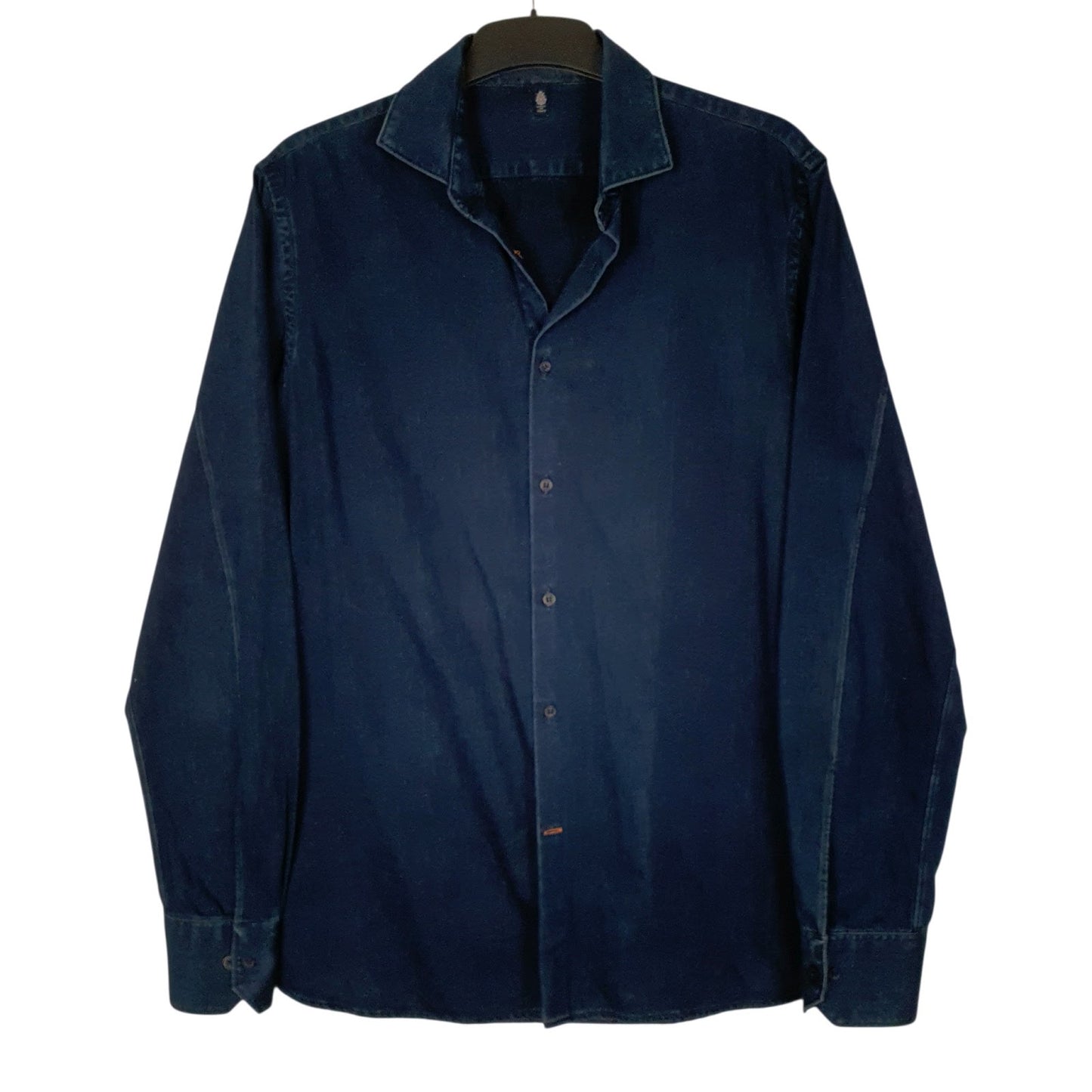 Mens Blue Dondup Denim Long Sleeve Shirt