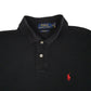 Mens Black Polo Ralph Lauren  Hoodie Polo Shirt