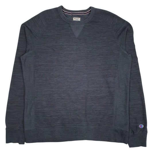 Mens Grey Champion  Crewneck Jumper