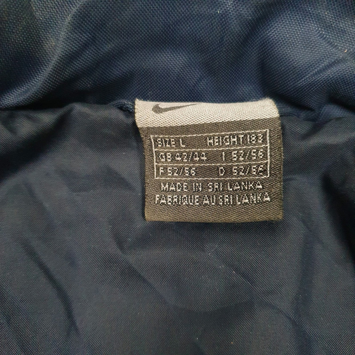 Mens Navy Nike Vintage 00s  Coat