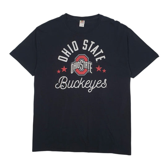 Mens Black Fruit Of The Loom Ohio State Buckeyes Short Sleeve T Shirt