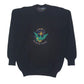 Mens Black North Pole Vintage Knit Crewneck Jumper