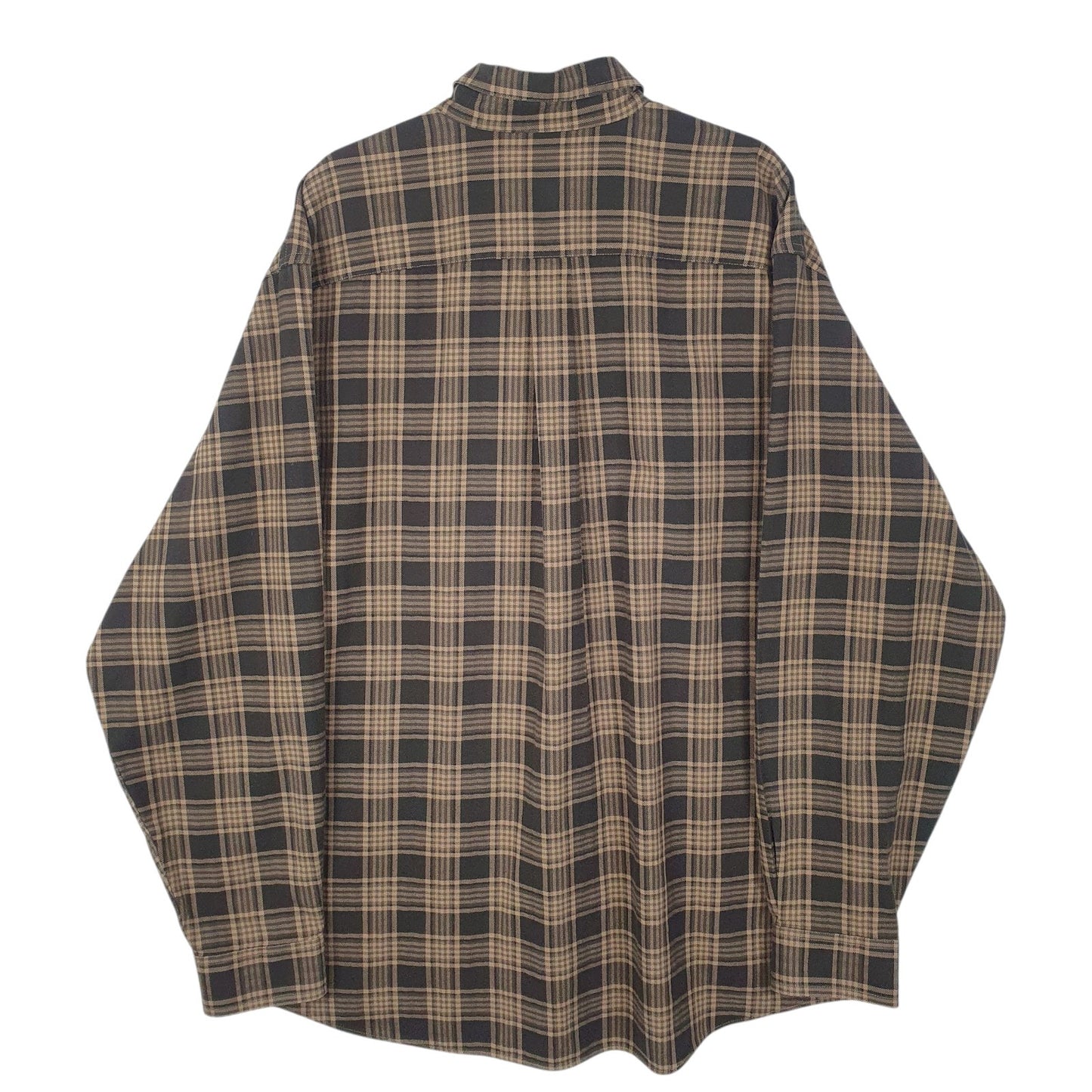 Mens Green L.L.Bean Flannel  Shirt