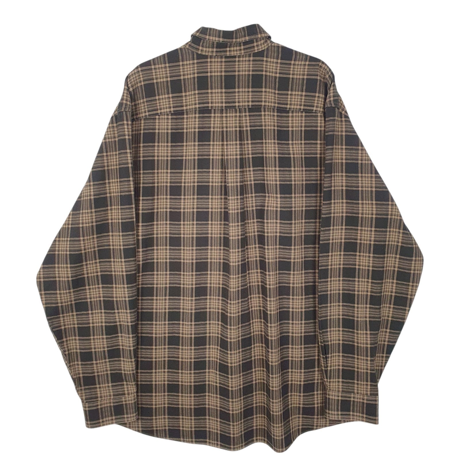 Mens Green L.L.Bean Flannel  Shirt