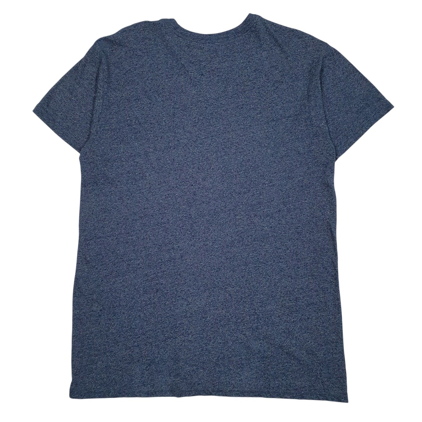Mens Blue Retro Brand Georgia College  T Shirt