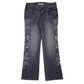 Womens Blue Mille Distressed Casual JeansW32 L32