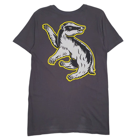 Mens Grey Harry Potter Hufflepuff  T Shirt