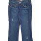Womens Blue True Religion Distressed Made In USA  Jeans