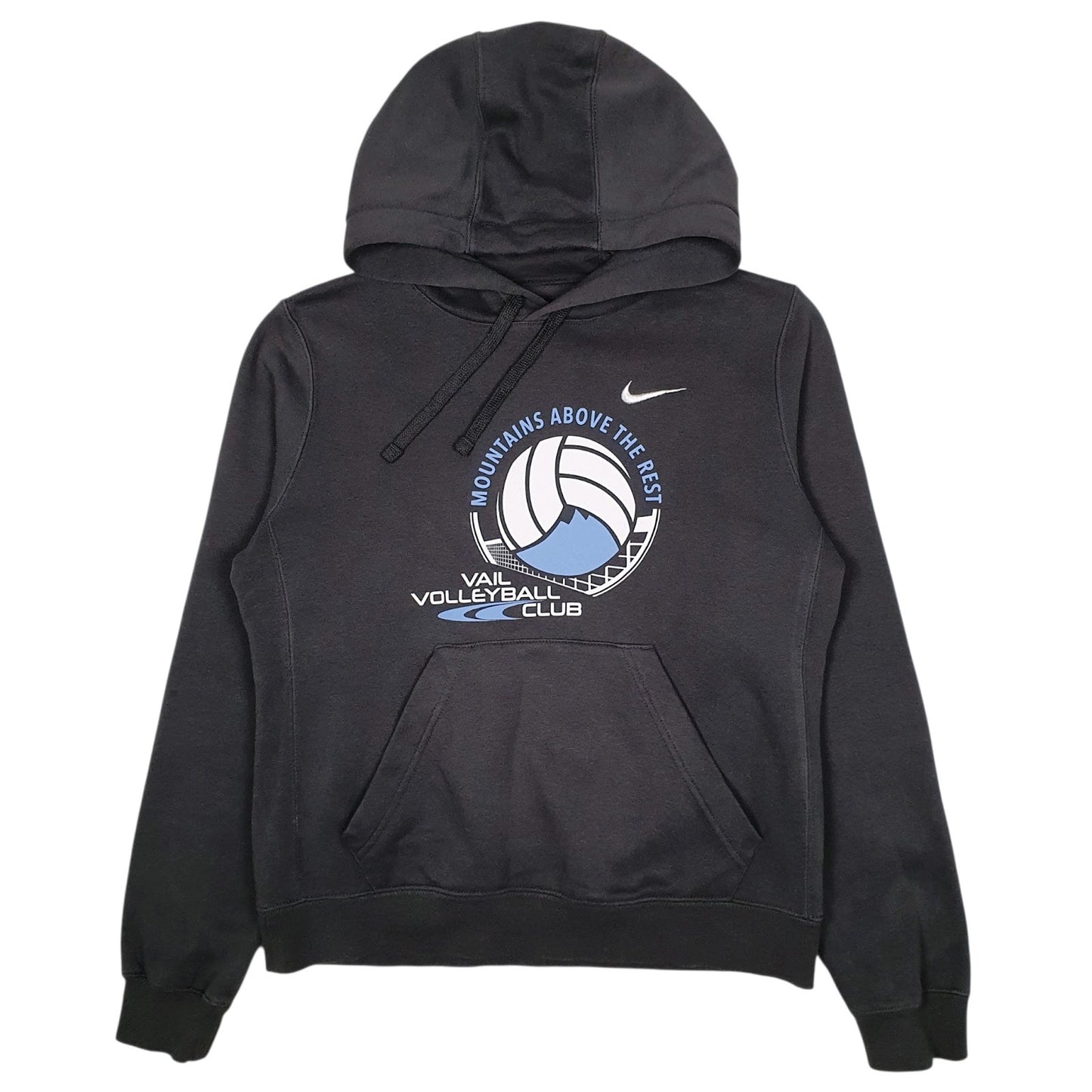 Womens Grey Nike Volleyball Club Garvey Hoodie Jumper