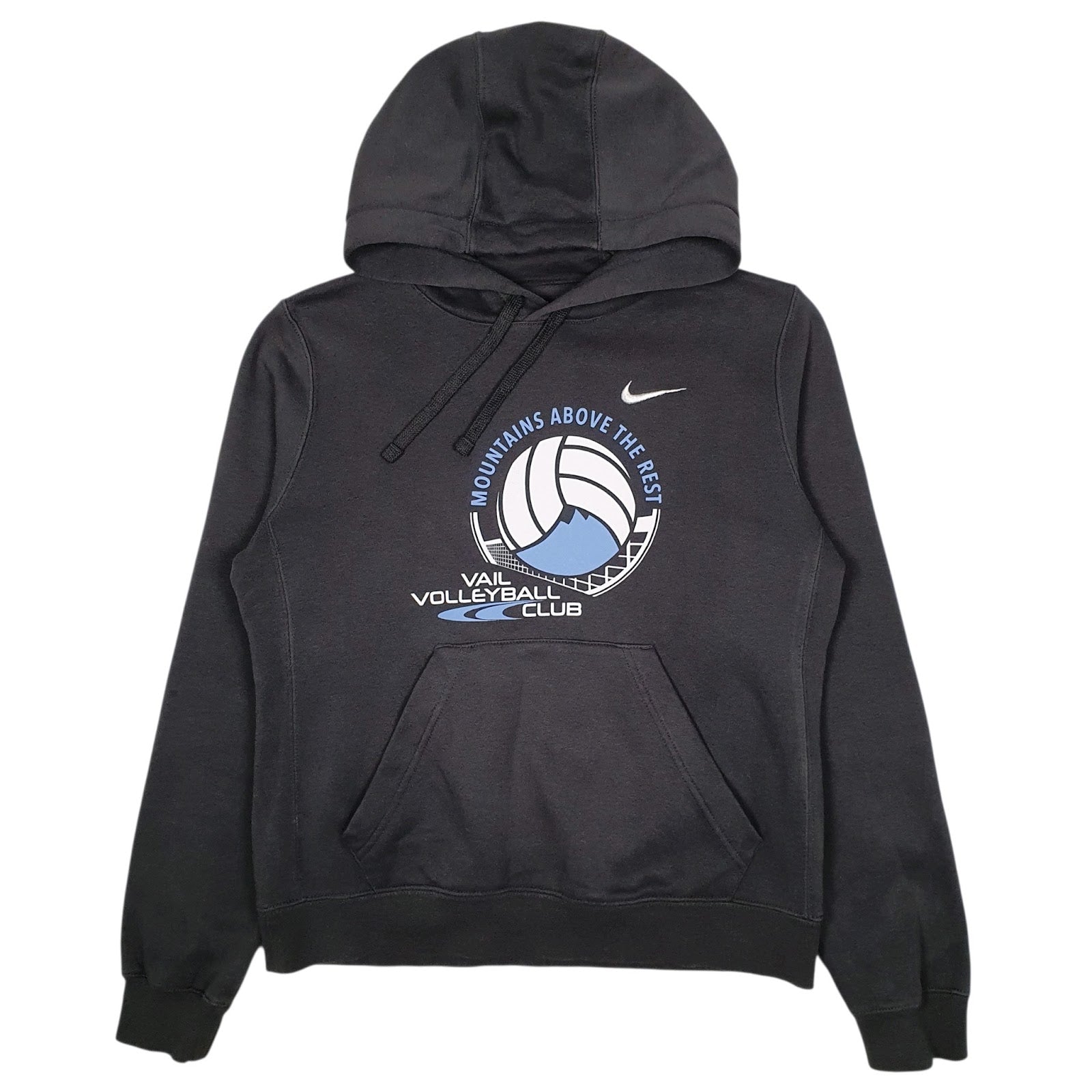 Womens Grey Nike Volleyball Club Garvey Hoodie Jumper