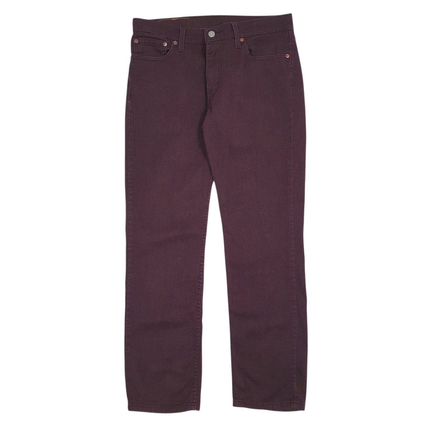 Mens Burgundy Levis  511 JeansW32 L30