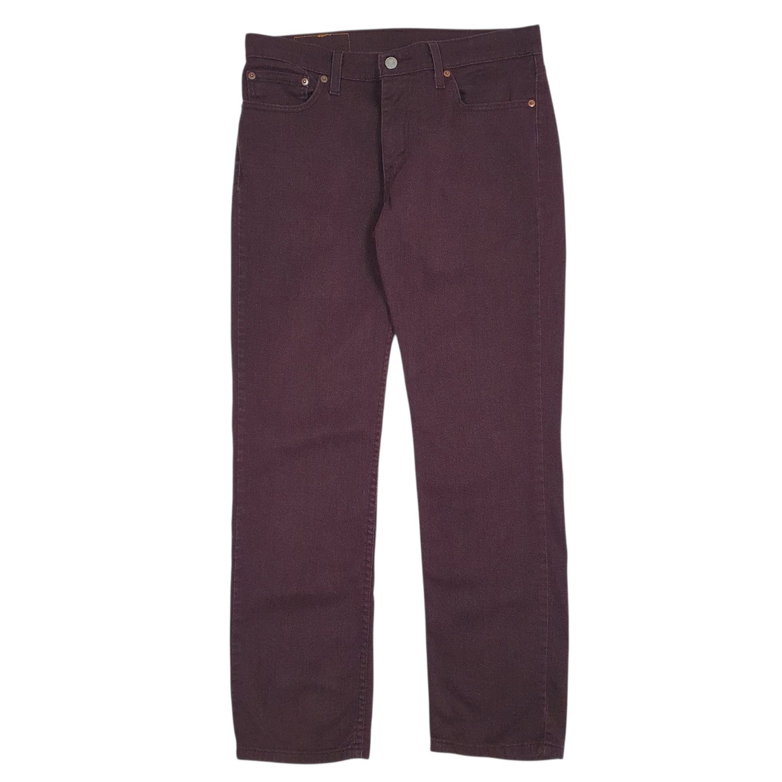 Mens Burgundy Levis  511 JeansW32 L30