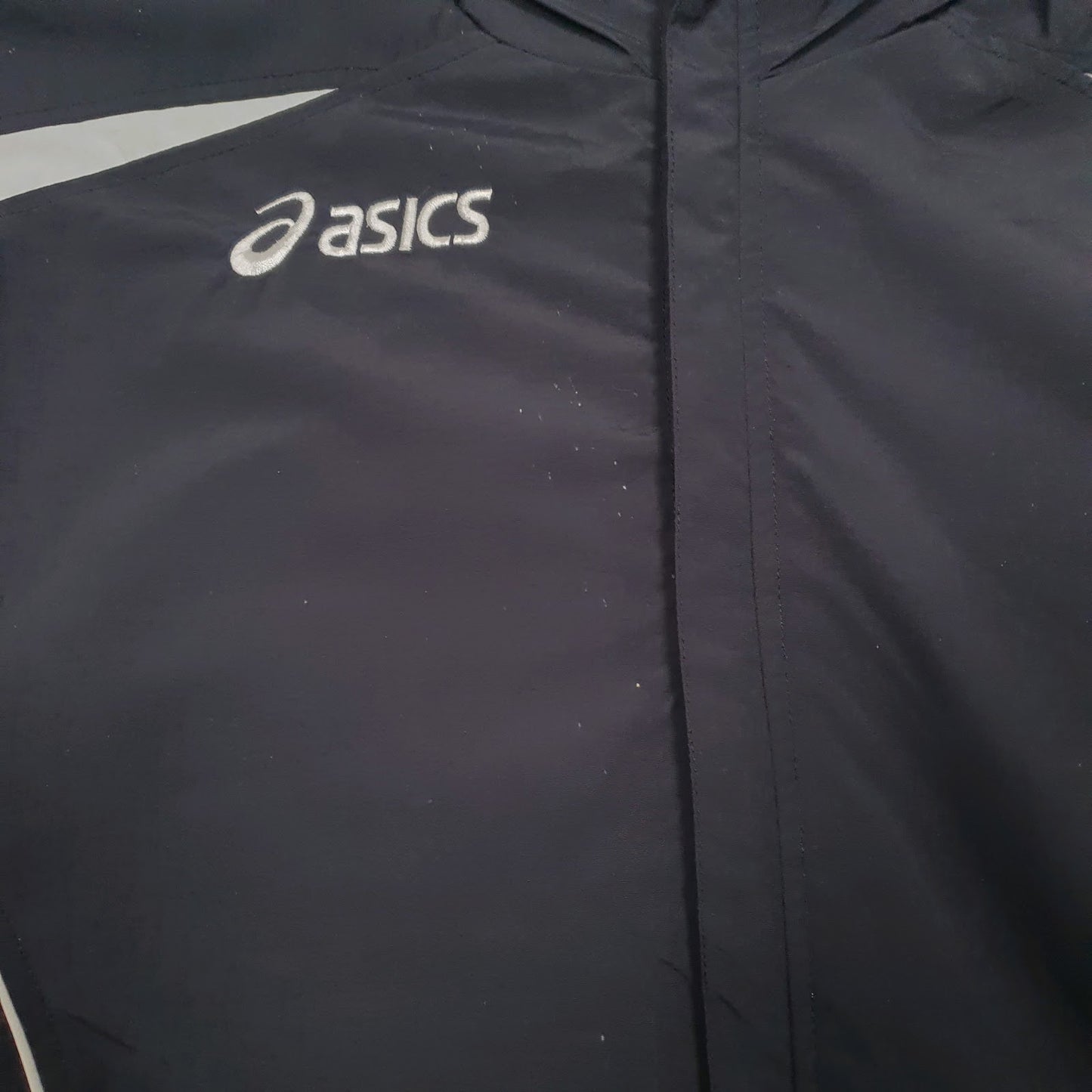Mens Black Asics Hooded  Coat