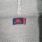 Mens Grey Kappa Robe Cardigan Jumper