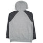 Mens Grey Reebok Spellout Hoodie Jumper