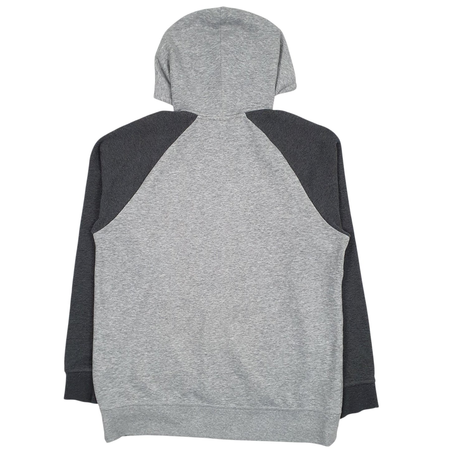 Mens Grey Reebok Spellout Hoodie Jumper