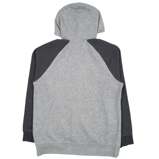 Mens Grey Reebok Spellout Hoodie Jumper