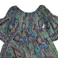 Womens Green Kasturi Paisley  Dress