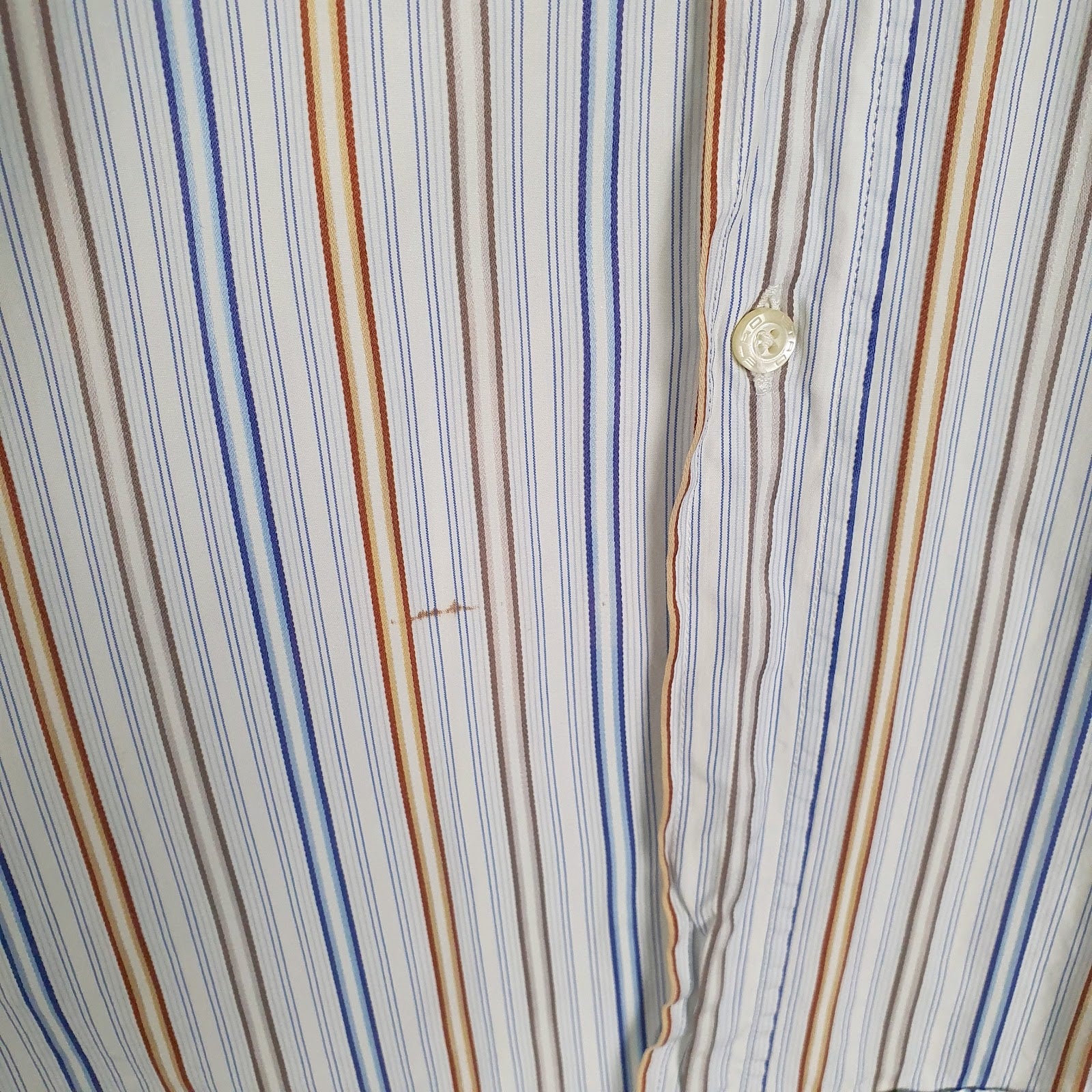 Mens Blue Etro Milano  Shirt