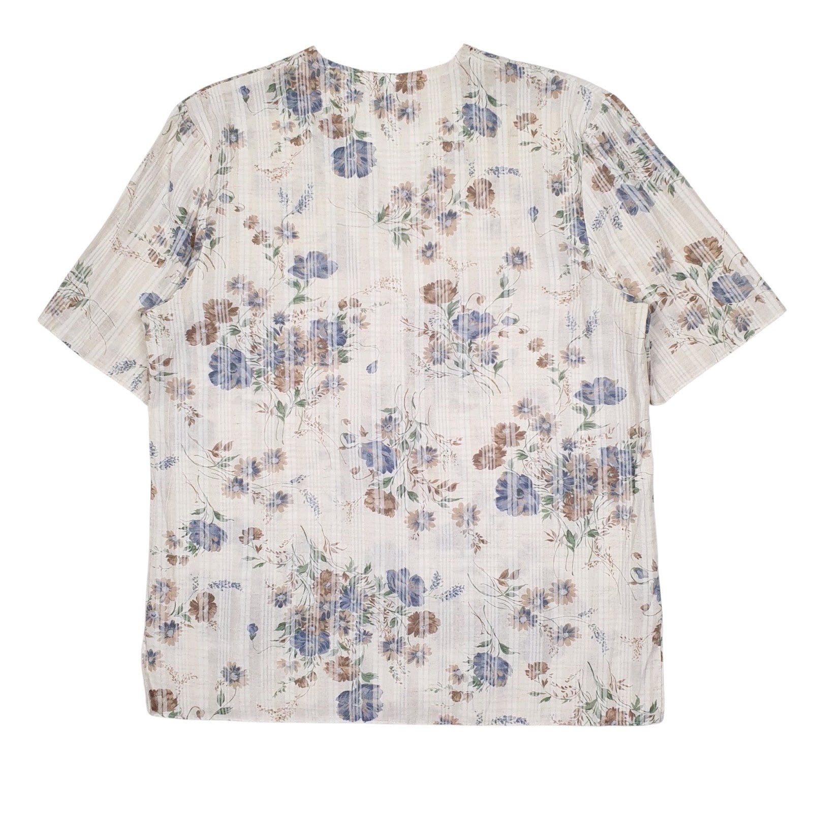 Womens White New Fast Lightweight Floral  Shirt