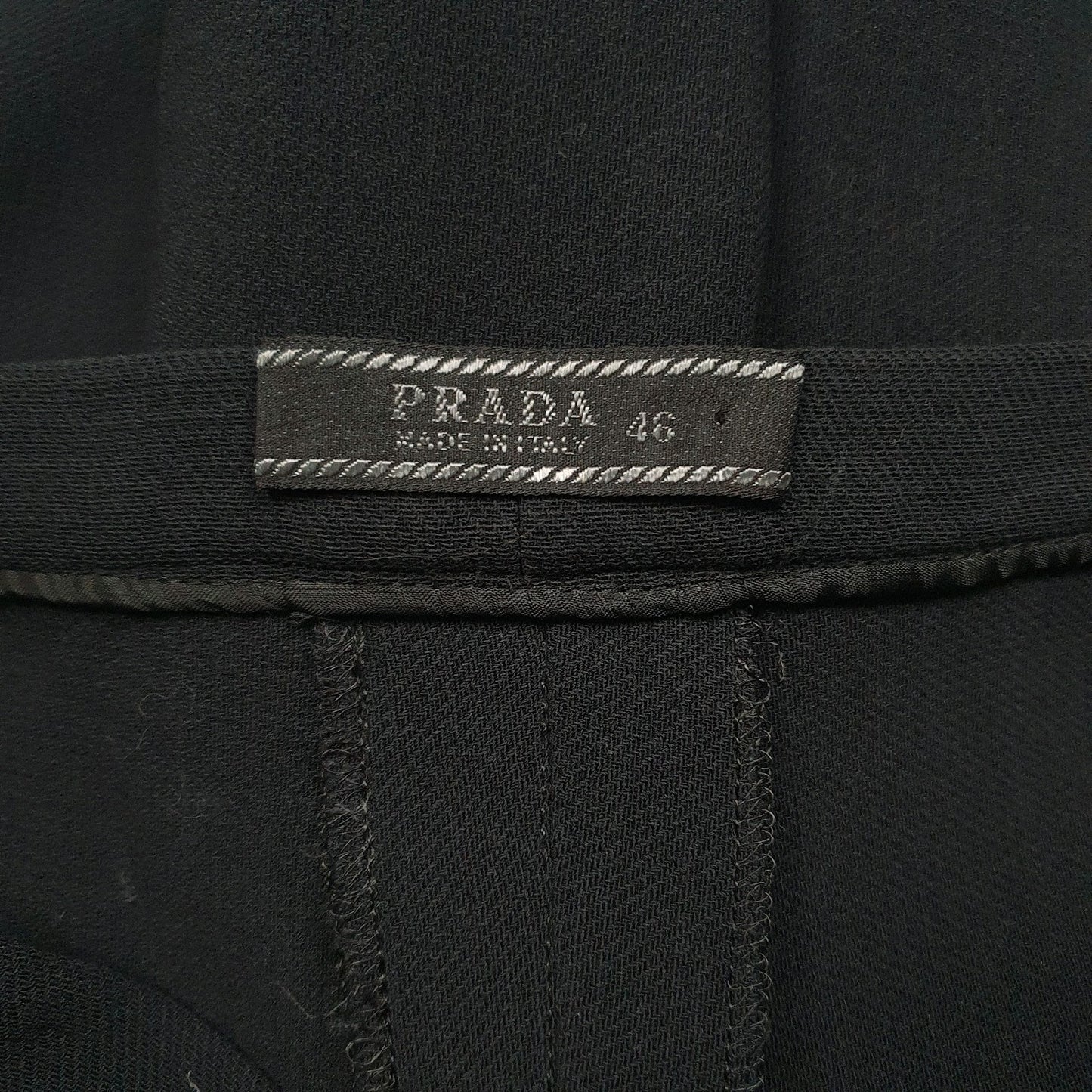 Womens Black Prada   Trousers