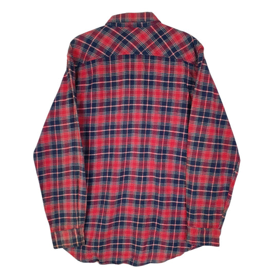 Mens Red Big John Vintage Flannel  Shirt