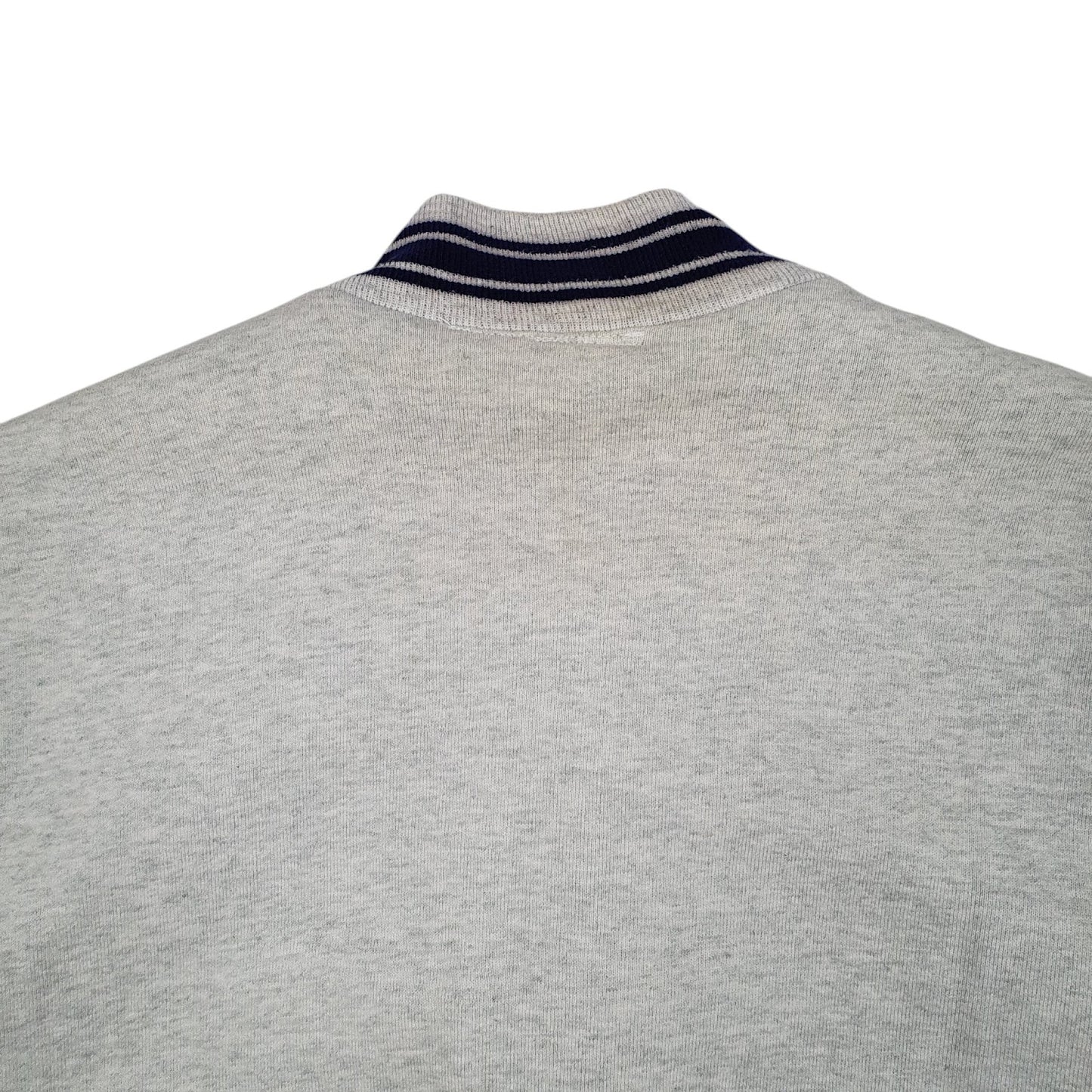 Mens Grey Calvin Klein Varsity Vintage 90s Made In USA  Coat