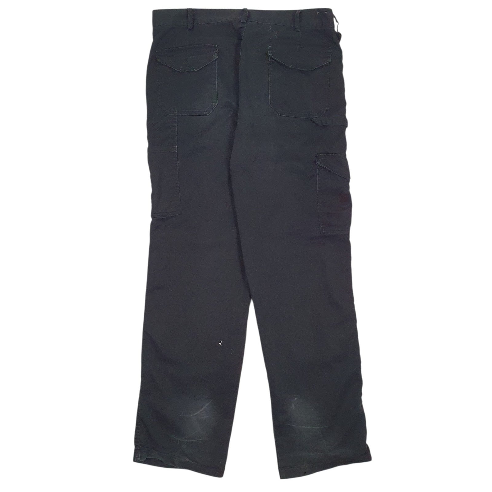 Mens Black Dickies Workwear Double Knee  Trousers