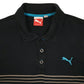 Mens Navy Puma  Hoodie Polo Shirt
