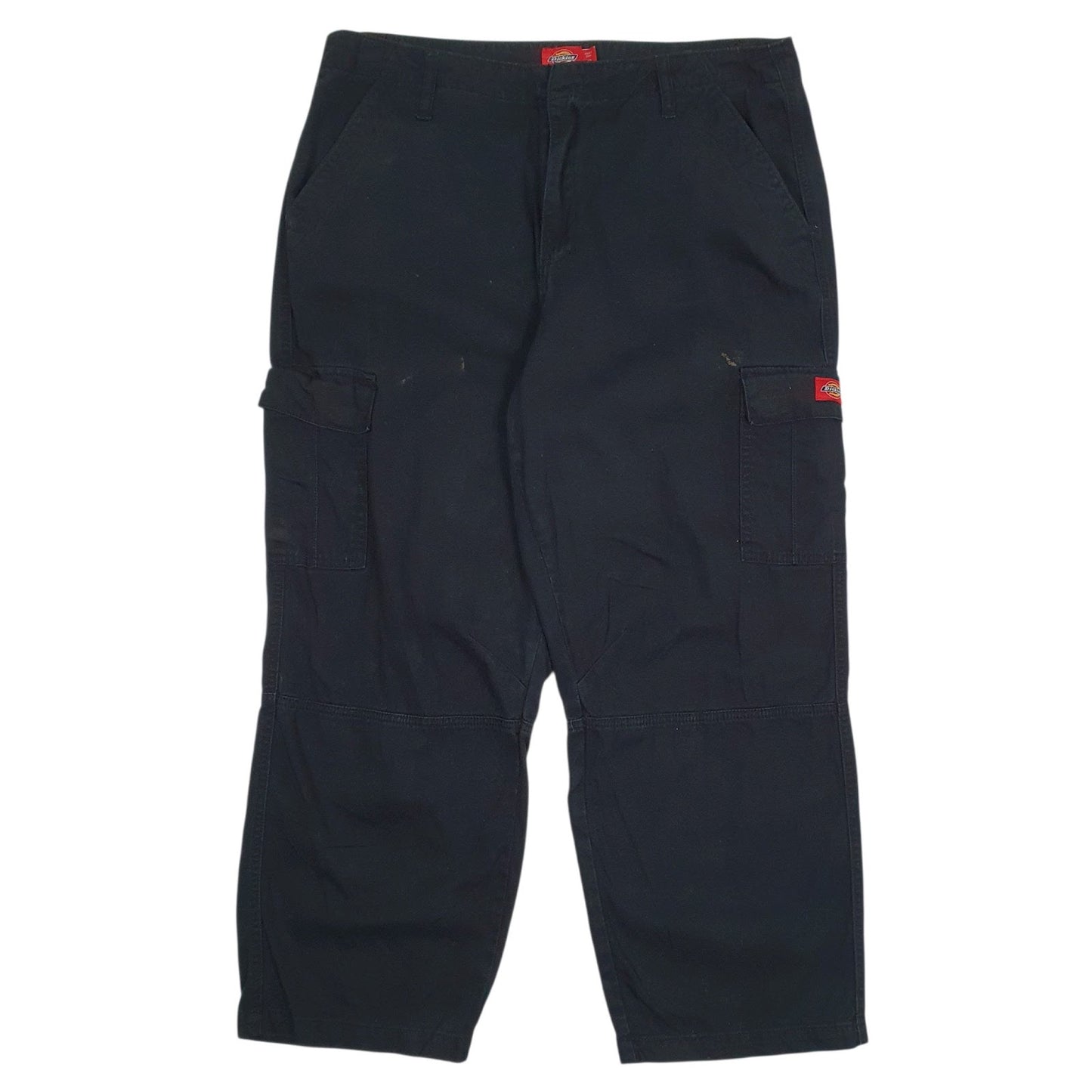 Womens Black Dickies Workwear Cargo Trousers