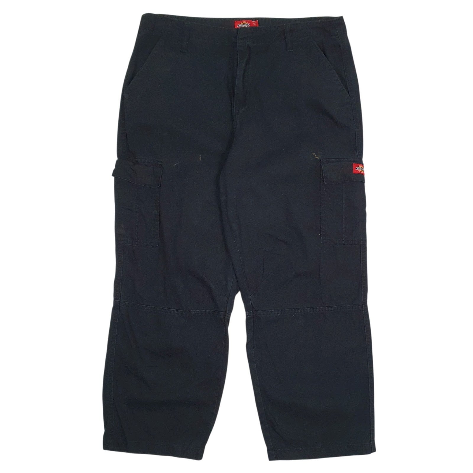 Womens Black Dickies Workwear Cargo Trousers