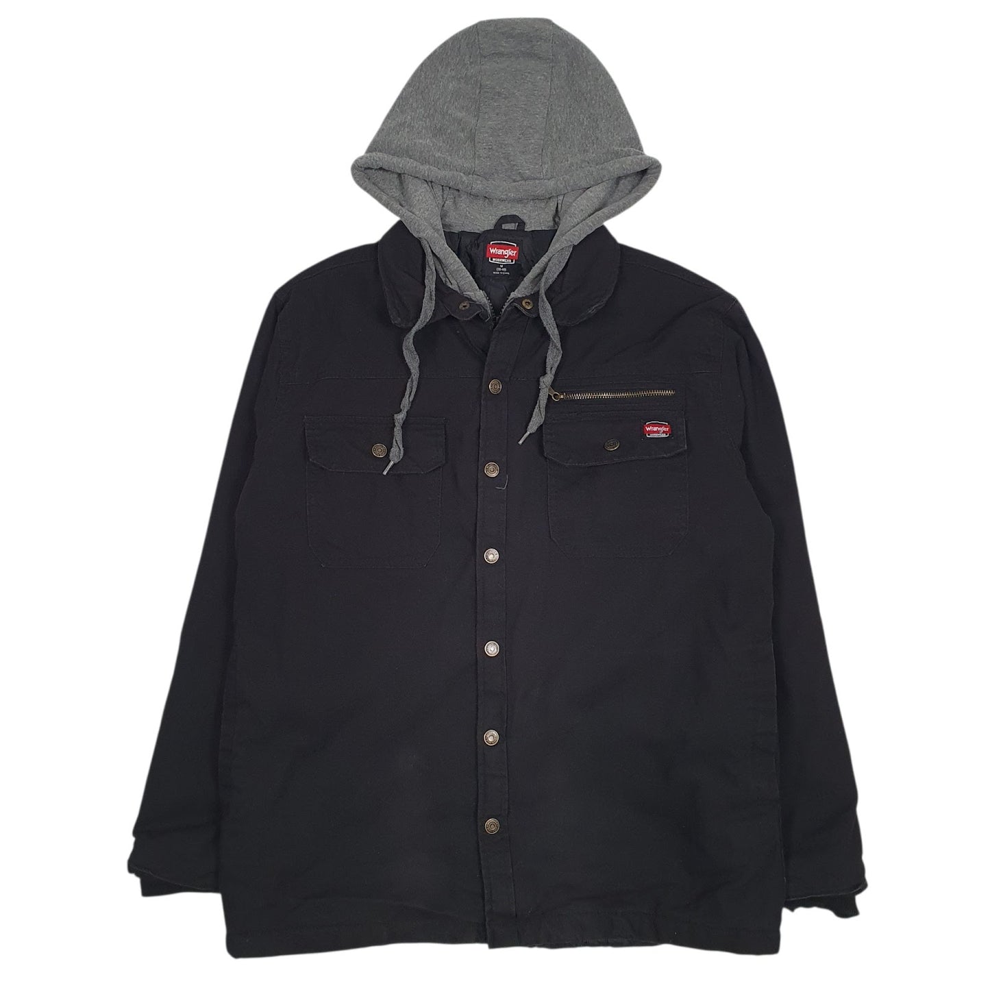 Mens Black Wrangler Padded  Coat