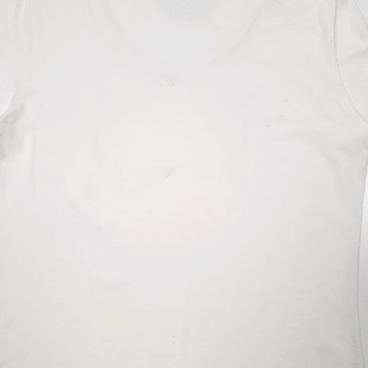 Womens White Armani Spellout  T Shirt